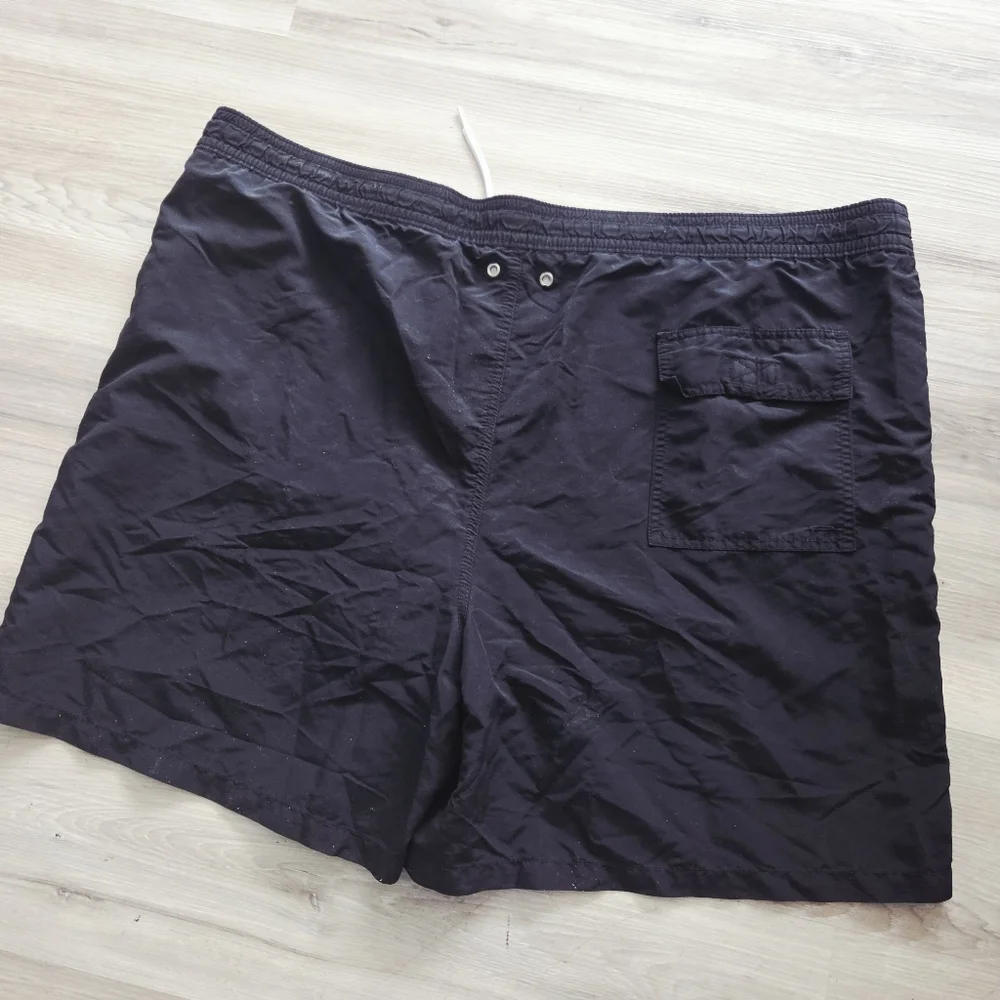 Black Polo‎ Ralph Lauren Swim Trunks Mens 2XB Red Pony